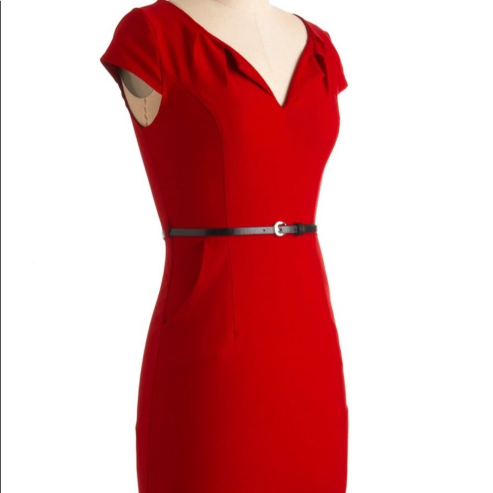 ModCloth Red Dress - Picture 2 of 5